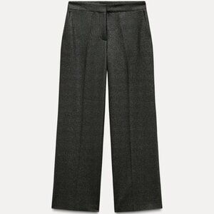 NWT ZARA SPARKLY STRAIGHT LEG PANTS